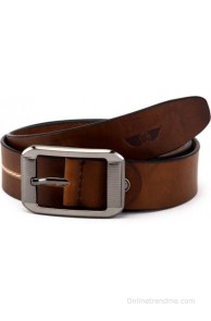 Royster Callus Men Casual Brown Genuine Leather Belt(Brown)